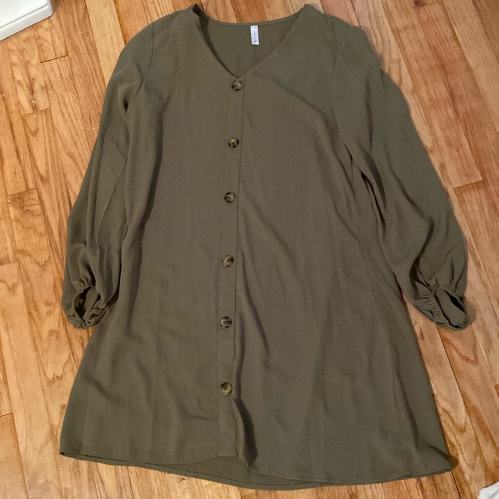 Long Sleeve Mid-Length Dress